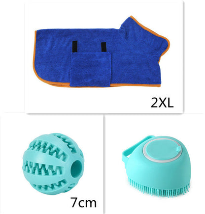 Silicone Dog Bath Massage Gloves Brush Pet Cat