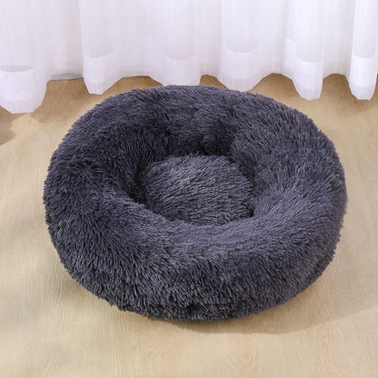 Dog Bed Super Soft Long Plush Pet Kennel Deep Sleep