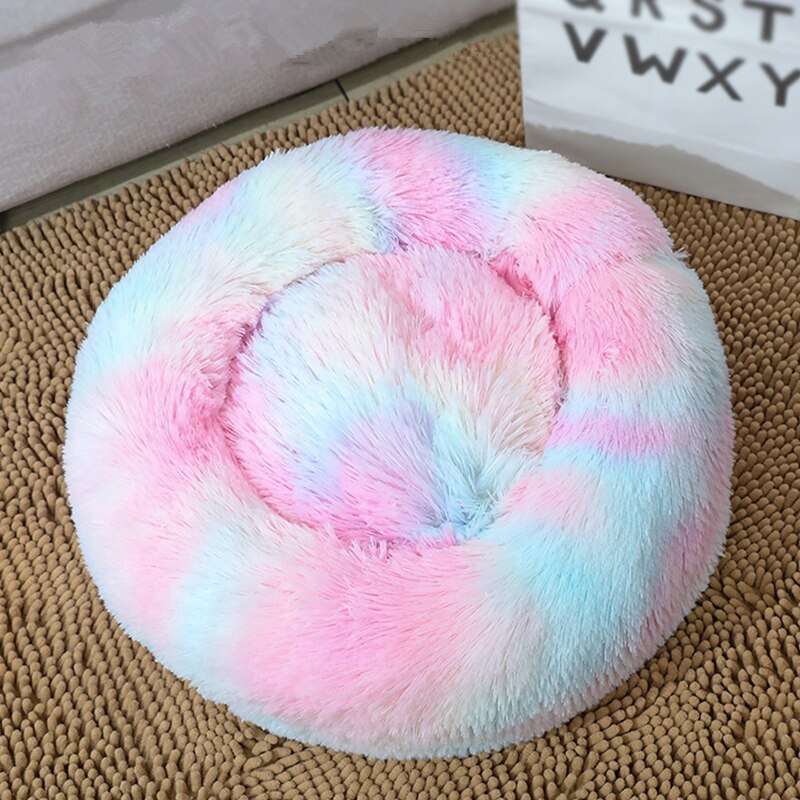 Dog Bed Super Soft Long Plush Pet Kennel Deep Sleep