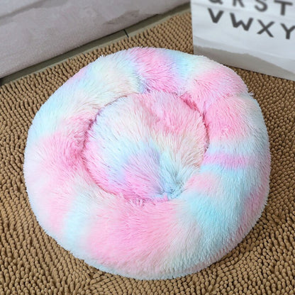 Dog Bed Super Soft Long Plush Pet Kennel Deep Sleep
