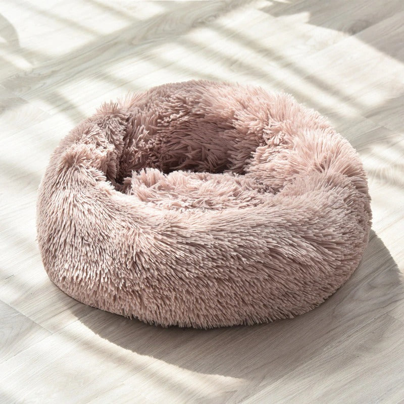 Dog Bed Super Soft Long Plush Pet Kennel Deep Sleep