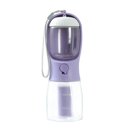 Dog Water Cup Drinking Food Garbage Bag Three